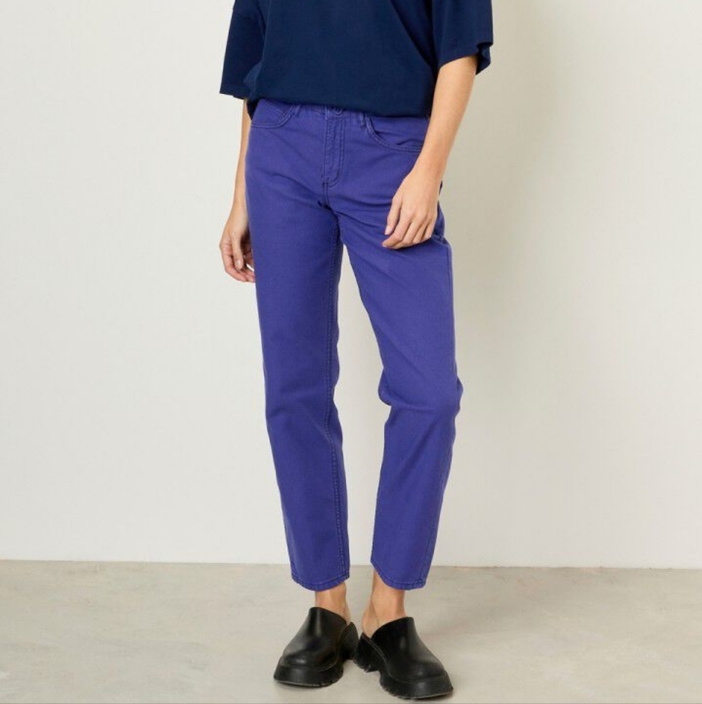 American Vintage Women's Otyburg Purple Straight Leg Jeans